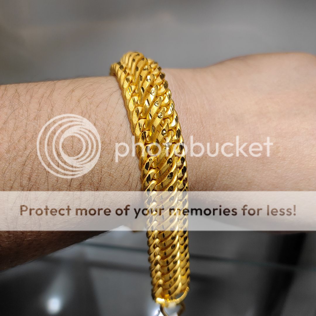 200 Milligram Gold Forming Bracelet By Chokerset WAB634