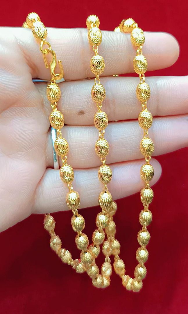 30 Size 50 Mg.1 Gram 24 kt Gold Forming Concept Chains By Chokerset CSCHAIN1128