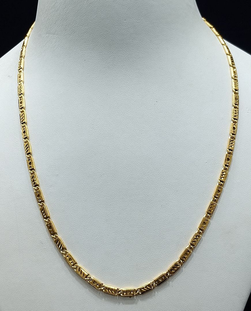 20 Size 100 Mg. Gold Forming Chain By Chokerset CHAIN850