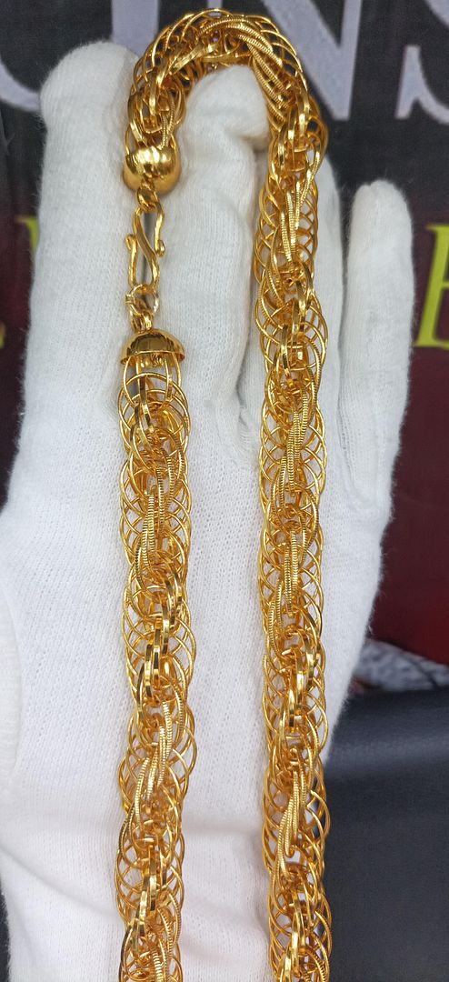 19 Size 100 Mg. Gold Forming Chain By Chokerset CHAIN9130