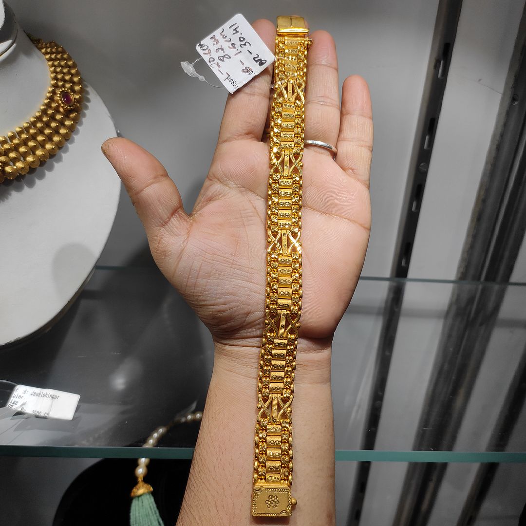 200 Milligram Gold Forming Bracelet By Chokerset WAB619