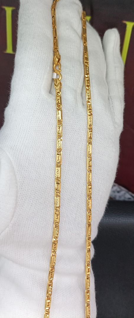 24 Size 100 Mg. Gold Forming Chain By Chokerset CHAIN9172