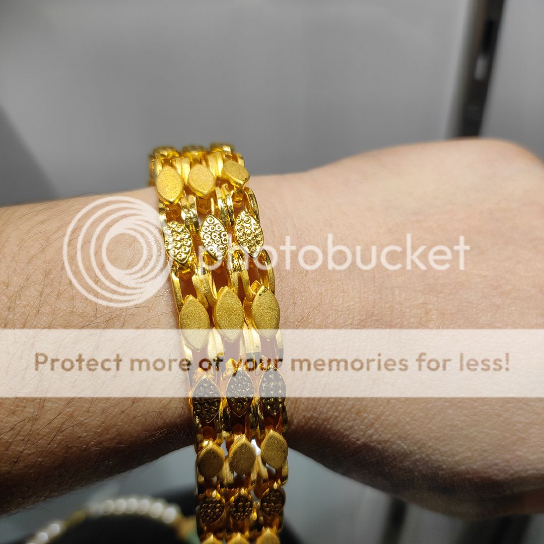 200 Milligram Gold Forming Bracelet By Chokerset WAB611