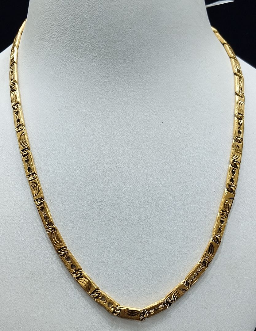 20 Size 100 Mg. Gold Forming Chain By Chokerset CHAIN834