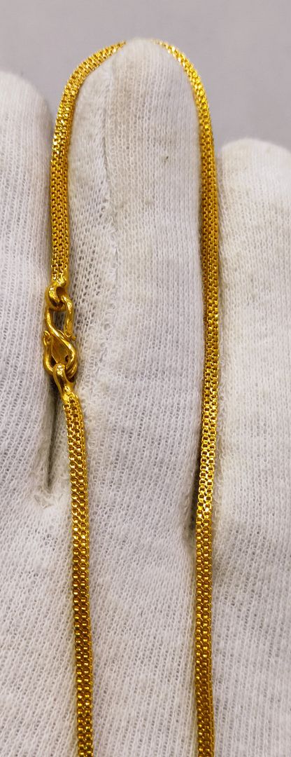 20 Size 100 Mg. Gold Forming Chain By Chokerset CHAIN9160