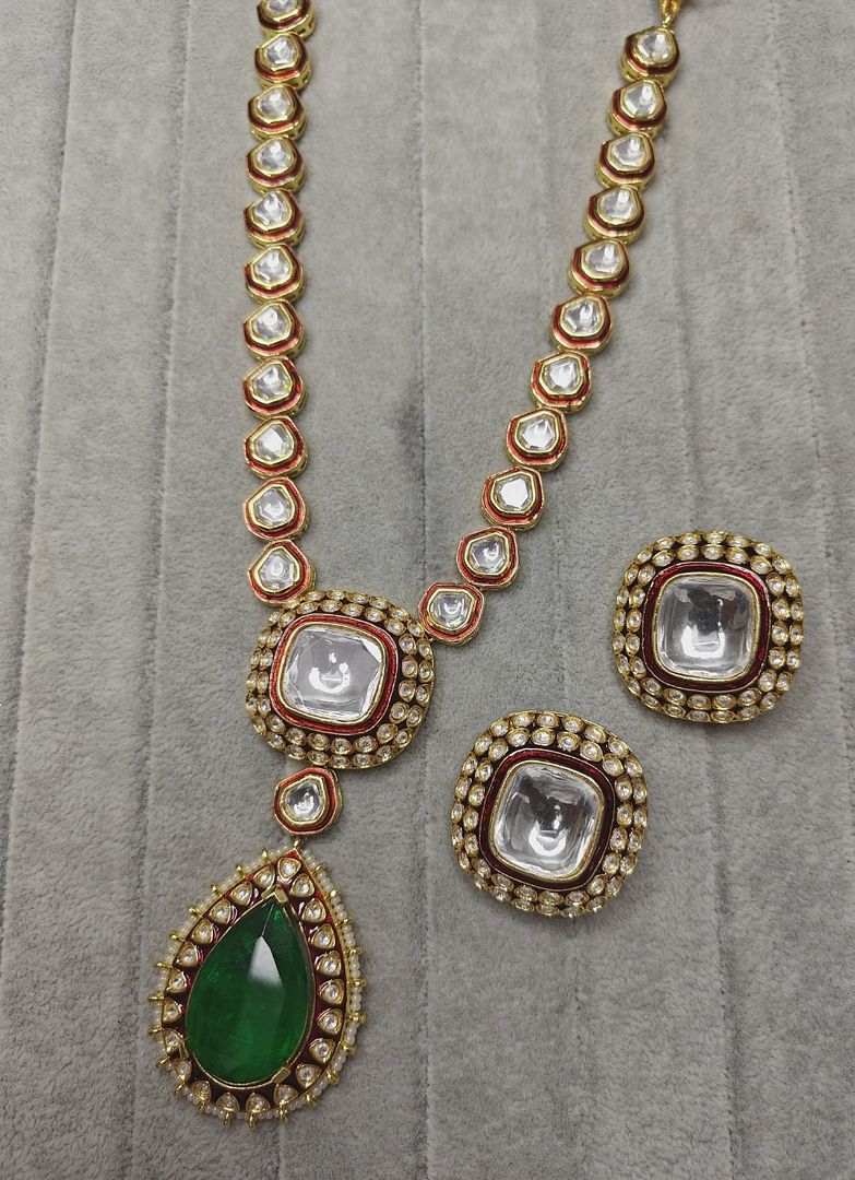 Polki Antique Necklace By Chokerset CSNS6898