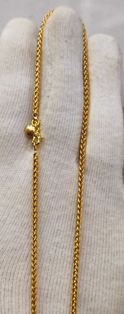 23 Size 25 Mg. Gold Forming Chain By Chokerset CHAIN9150