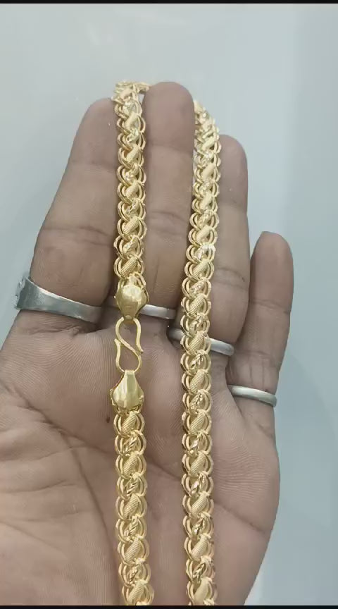 Lotus Chain SIZE 23 CM Gram 200 MG MM Gold
