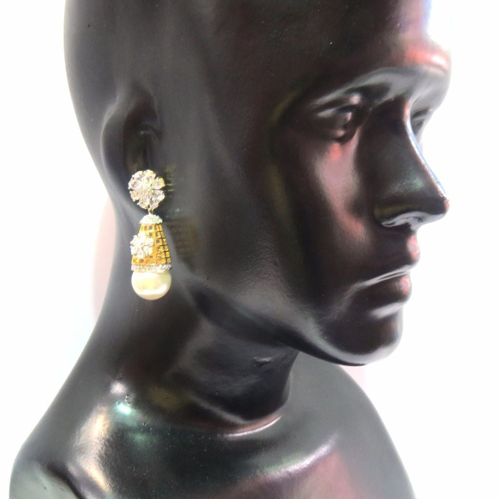 Jewelshingar Jewellery American Diamond Earrings For Women ( 11661-ead-j ) - JEWELSHINGAR