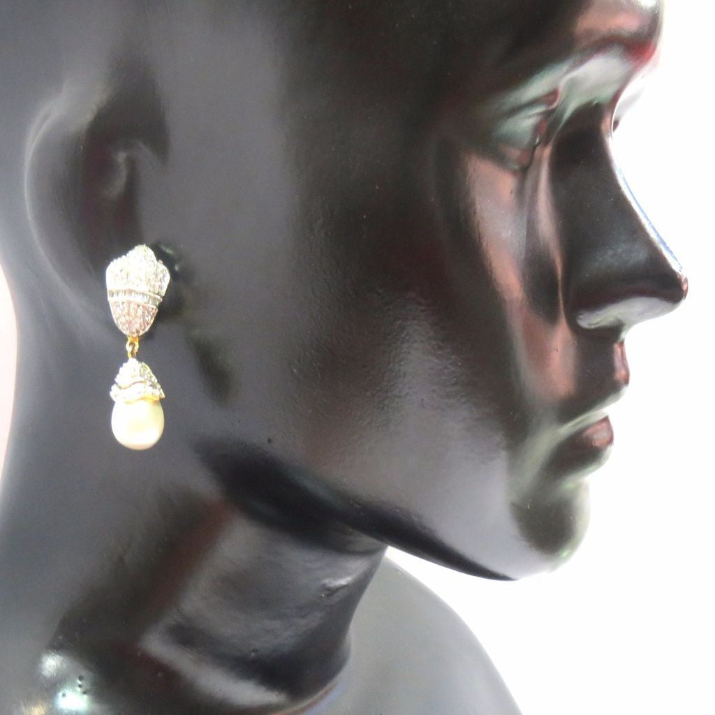 Jewelshingar Jewellery American Diamond Earrings For Women ( 11815-ead ) - JEWELSHINGAR