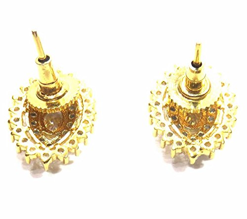 Jewelshingar Jewellery Diamond Looking Stud Earrings For Women ( 39462-ead-studds-plain )