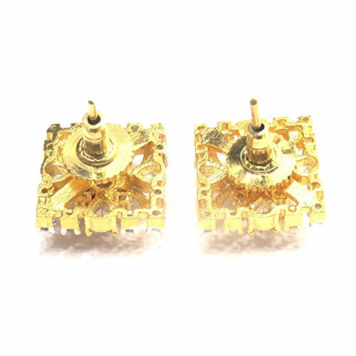 Jewelshingar Jewellery Diamond Looking Stud Earrings For Women ( 39357-ead-studds-plain )