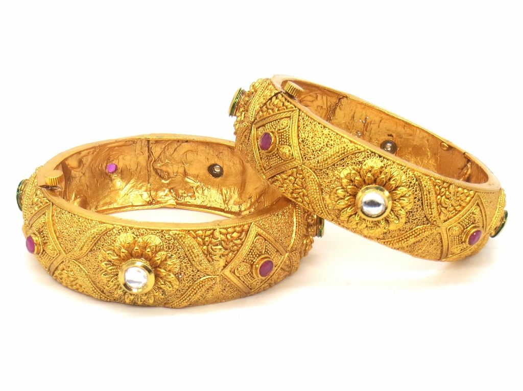 Jewelshingar Jewellery Shingar Jewellery Antique Plated Bangles For Women ( 45905-m-2.2 )