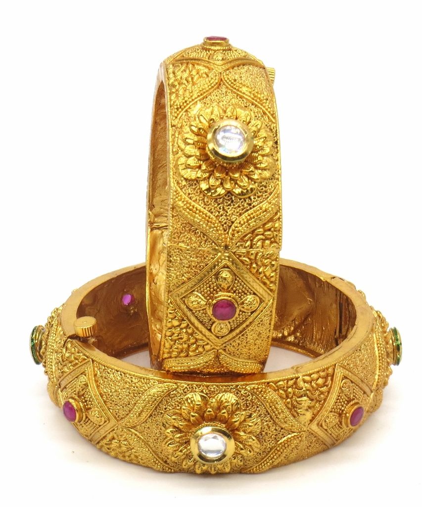 Jewelshingar Jewellery Shingar Jewellery Antique Plated Bangles For Women ( 45905-m-2.2 )