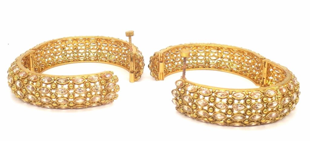 Jewelshingar Jewellery Shingar Jewellery Antique Plated Bangles For Women ( 45941-m-2.2 )