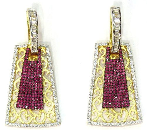 Jewelshingar Women's Diamond Looking Earrings Black Jewellery ( FA4990 ) - JEWELSHINGAR