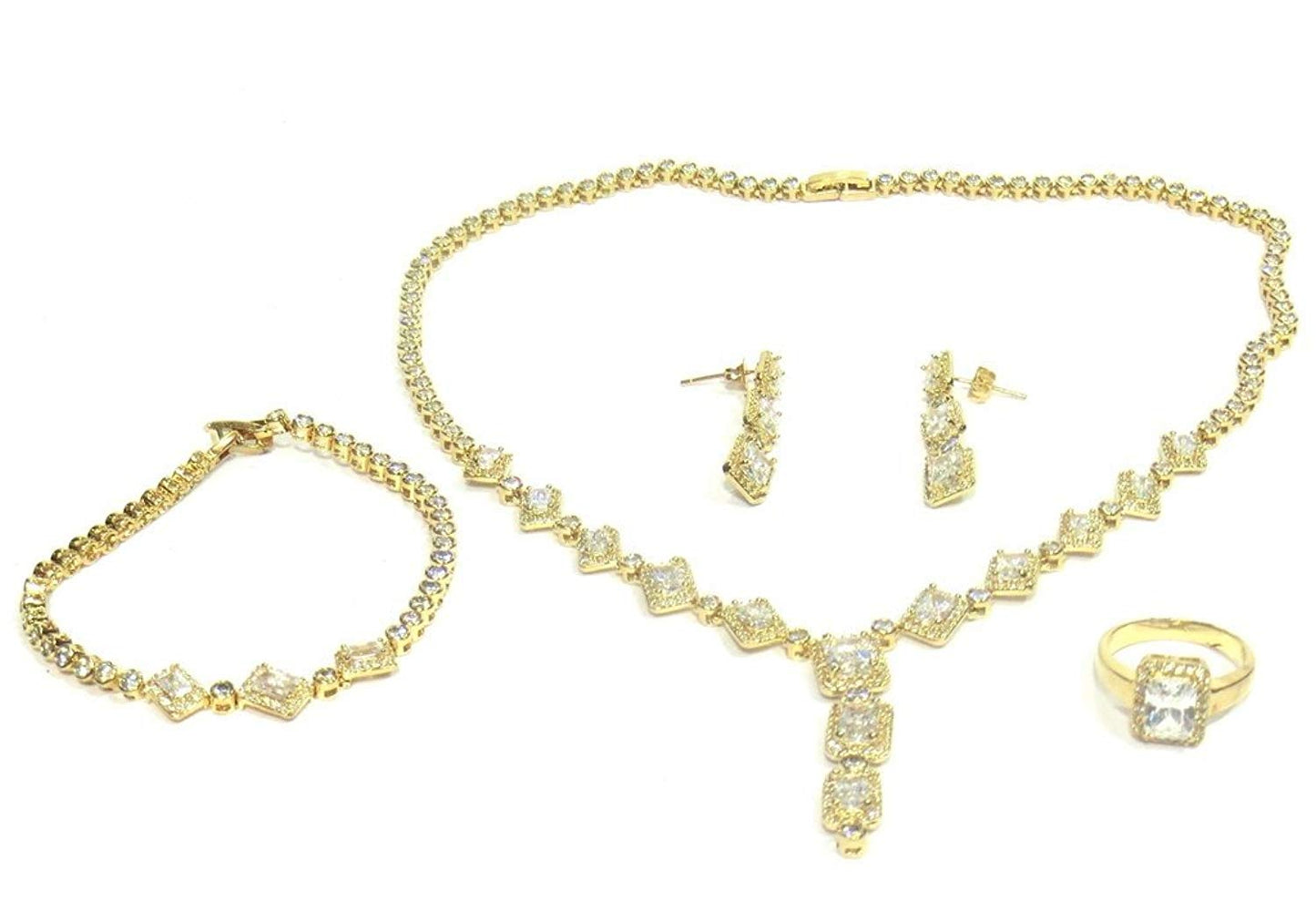 Jewelshingar Jewellery Fine Quality Gold Plated Necklace Set For Women ( 26243-nad )