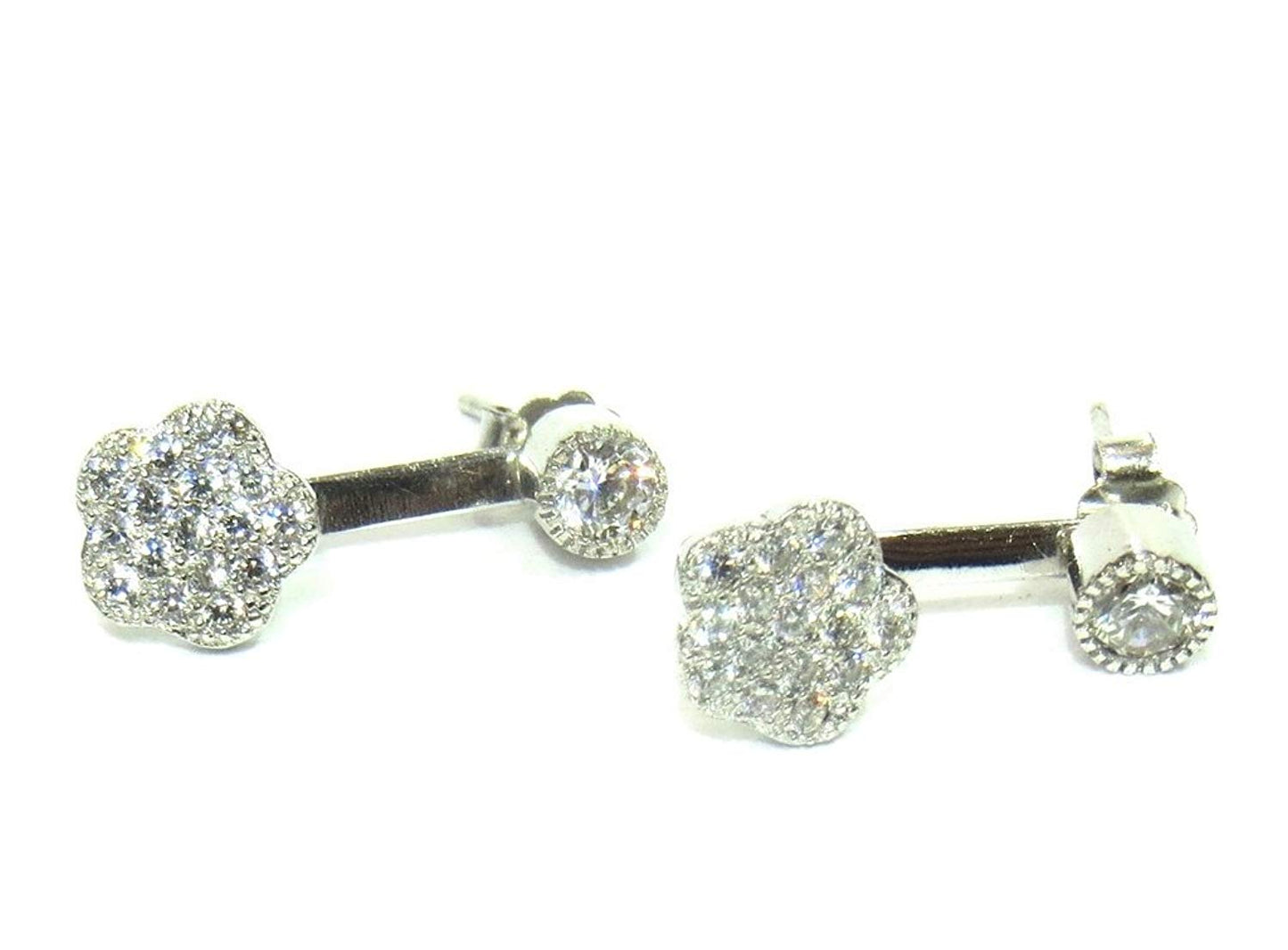 Jewelshingar Jewellery Exclusive 92.5 Sterling Silver Earrings For Girls ( 26740-ssec )
