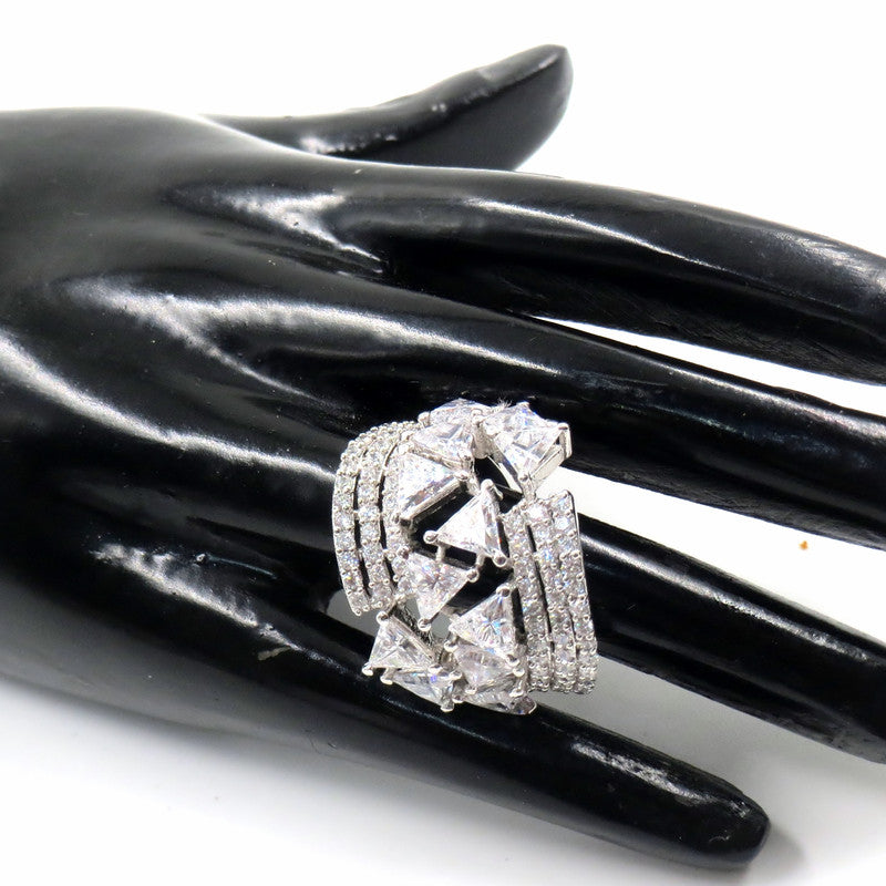 Jewelshingar Jewellery Fine 925 Silver Silver Ring ( 52338SSR )