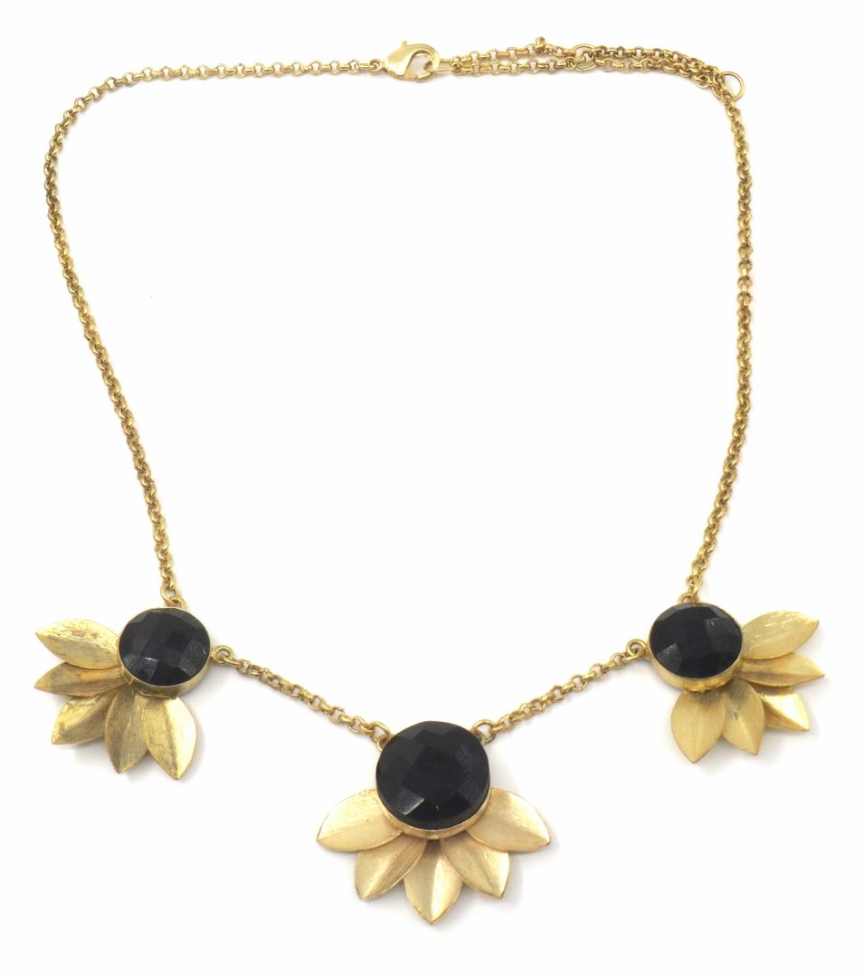 Jewelshingar Jewellery Fine Semi Precious Stone Necklace ( 53427URVO )