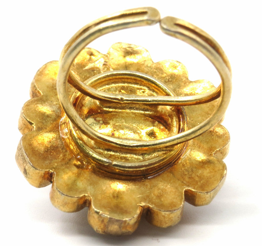 Jewelshingar Jewellery Fine Kundan Adjustable Multi Ring ( 53590ACR )