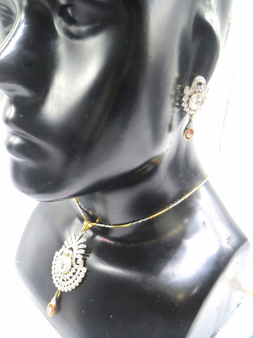 Jewelshingar Jewellery Gold Colour Pendant Set For Women ( 55669PSD )
