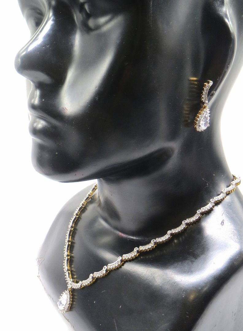 Jewelshingar Jewellery Gold Colour Necklace For Women ( 55971NAD )