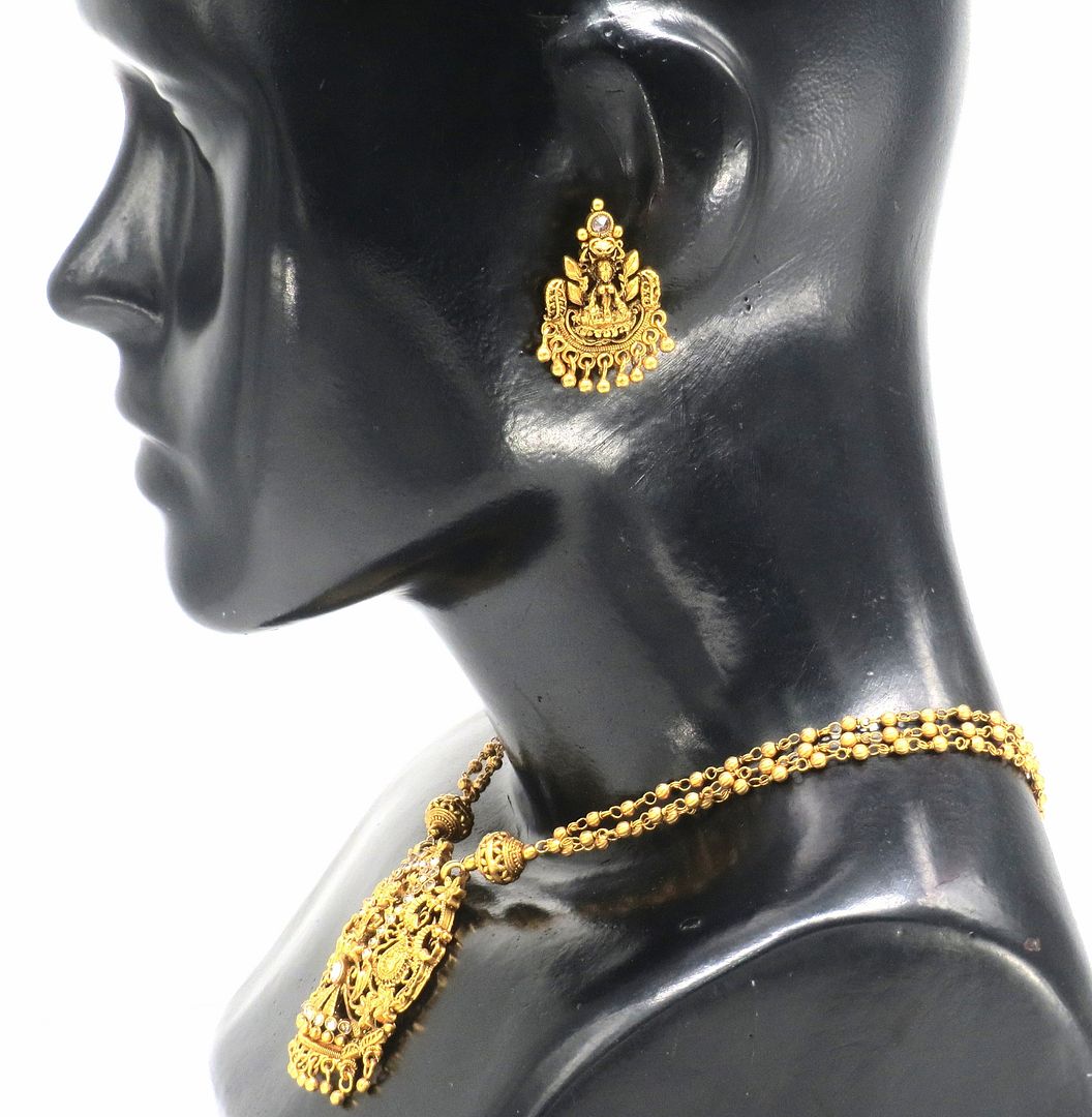 Jewelshingar Jewellery Gold Plated Pendant Sets For Women ( 56513PSP )