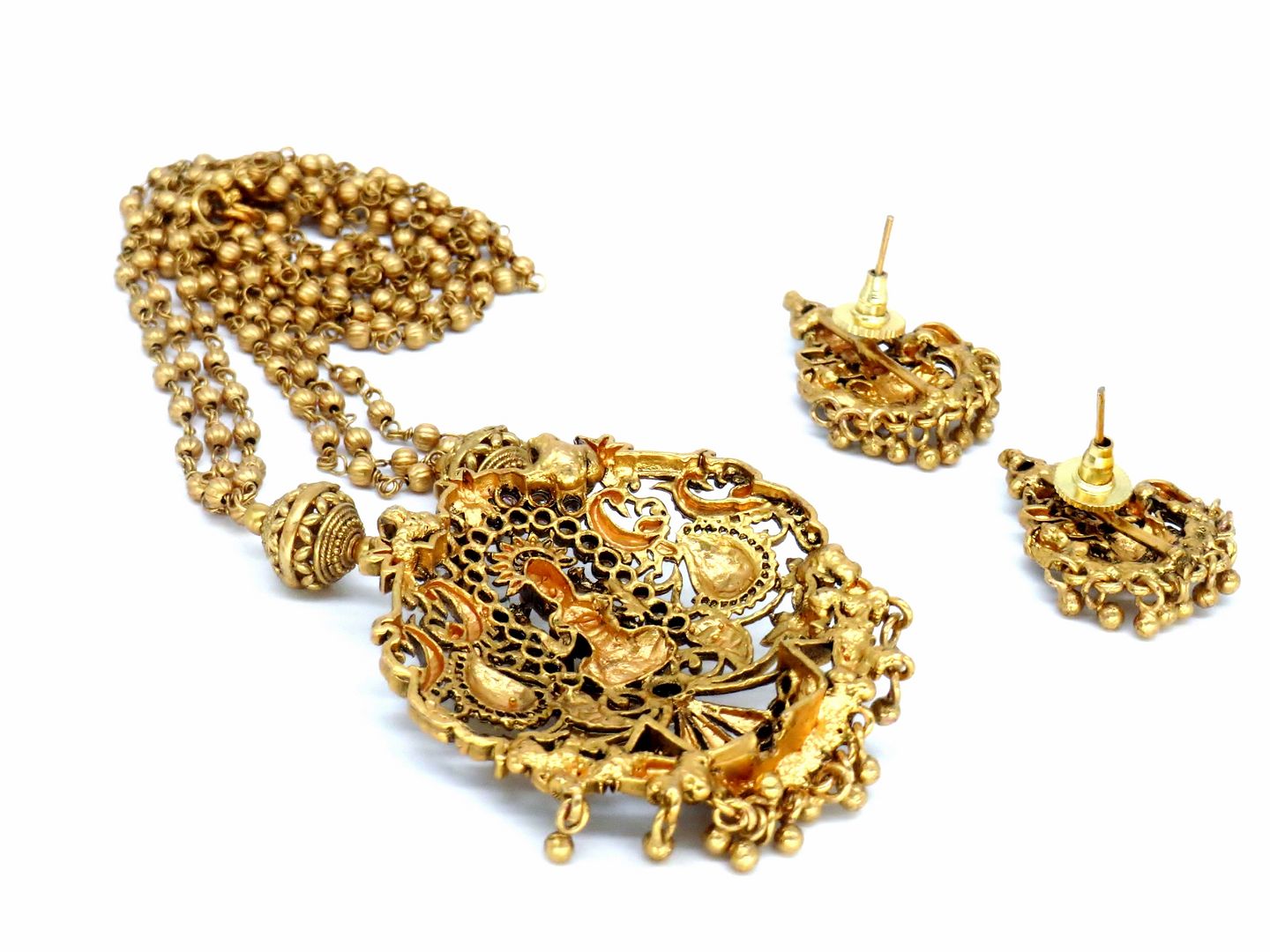 Jewelshingar Jewellery Gold Plated Pendant Sets For Women ( 56513PSP )