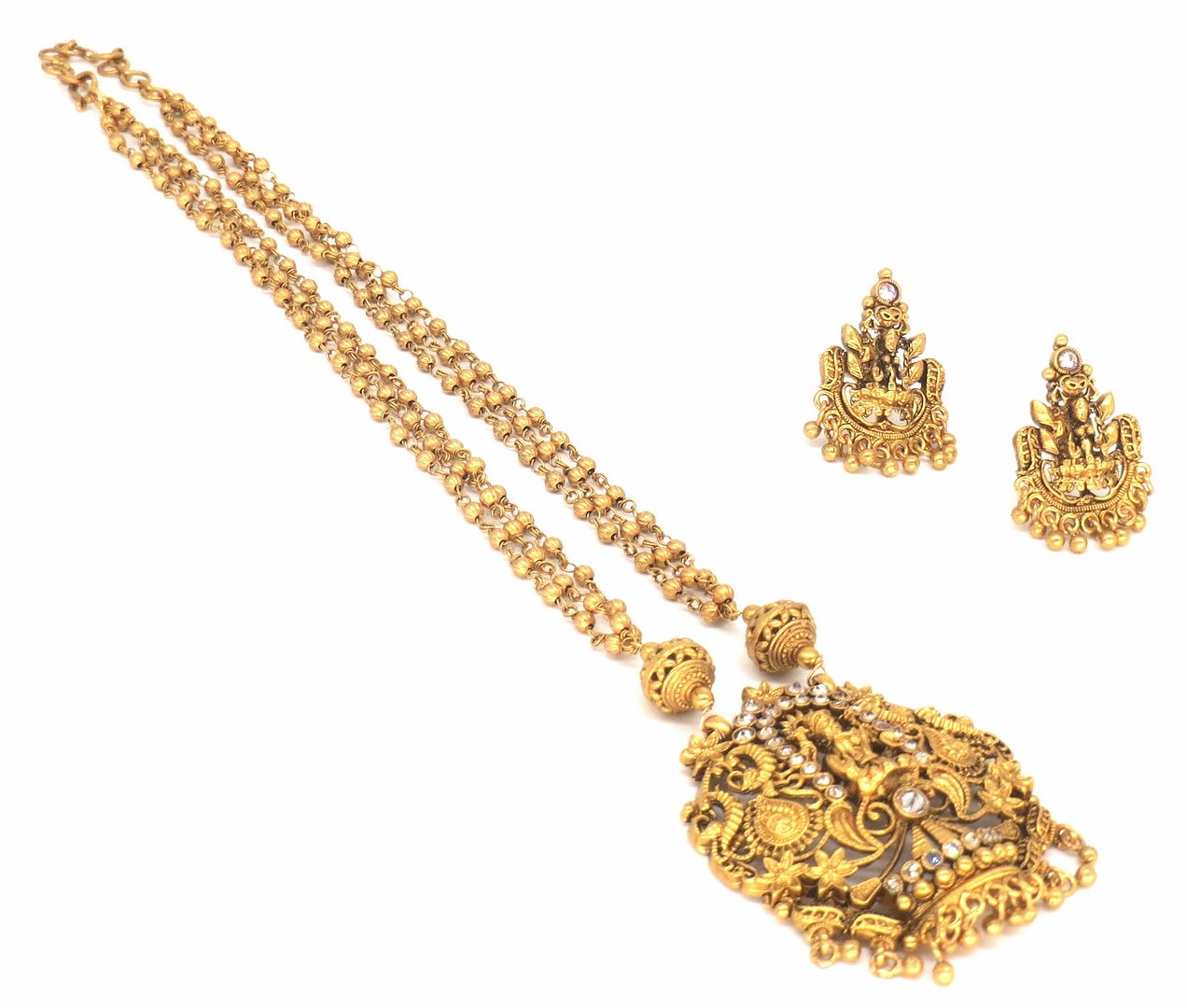 Jewelshingar Jewellery Gold Plated Pendant Sets For Women ( 56513PSP )