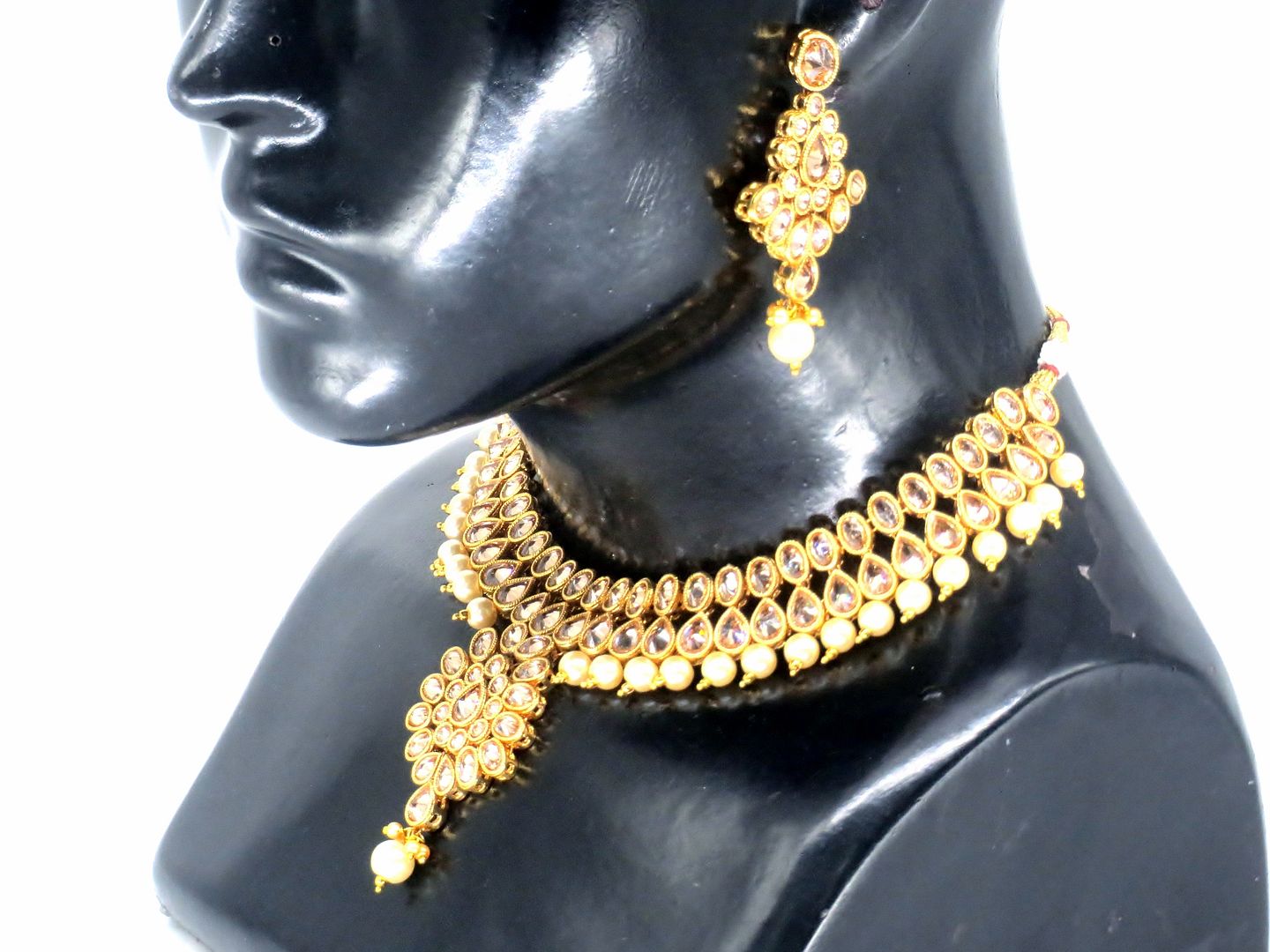 Jewelshingar Jewellery Gold Plated Necklaces For Women ( 56685ASP )