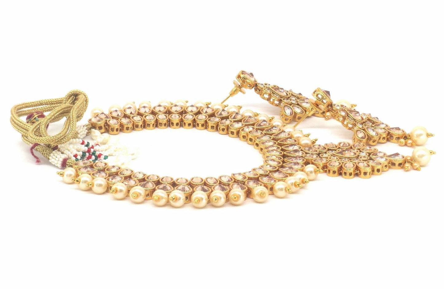 Jewelshingar Jewellery Gold Plated Necklaces For Women ( 56685ASP )