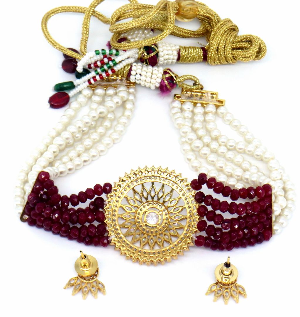 Jewelshingar Jewellery Gold Plated Necklaces For Women ( 56766NAD )