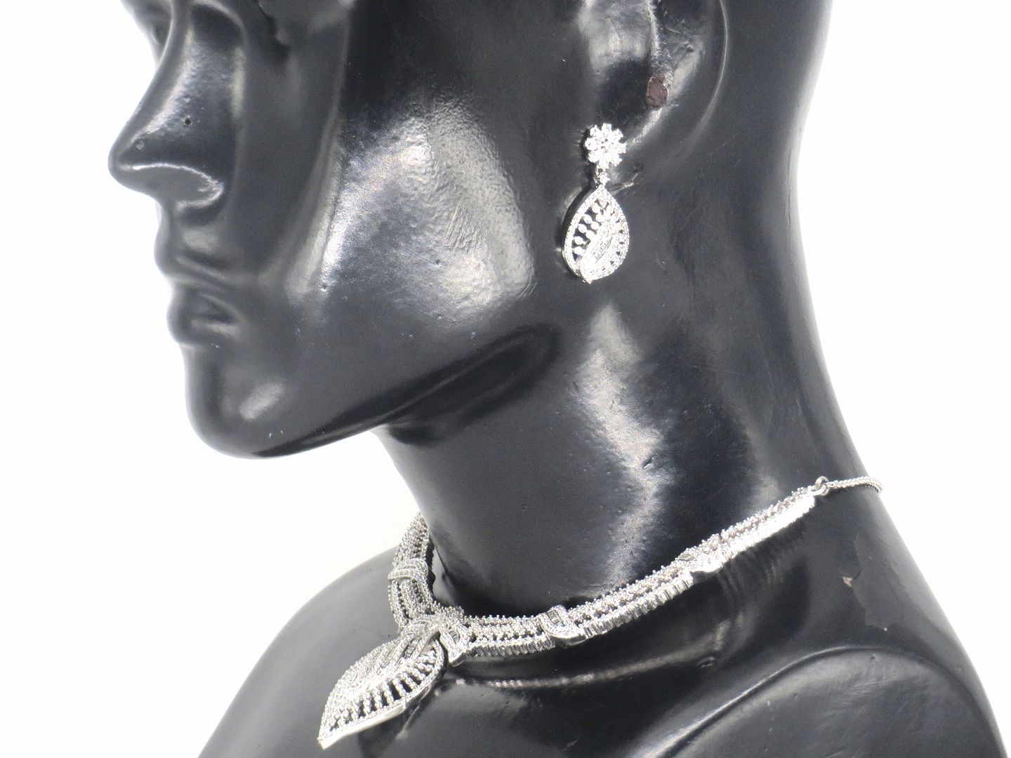 Jewelshingar Jewellery Silver Plated Necklaces For Women ( 56811NAD )