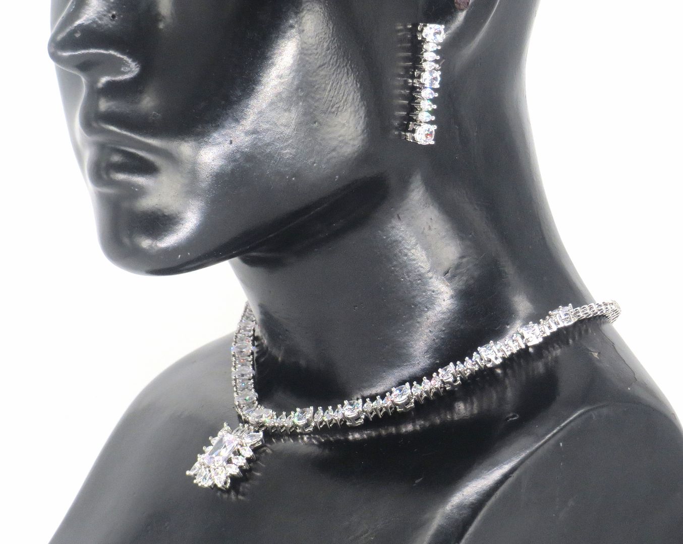 Jewelshingar Jewellery Silver Plated Necklaces For Women ( 56840NAD )