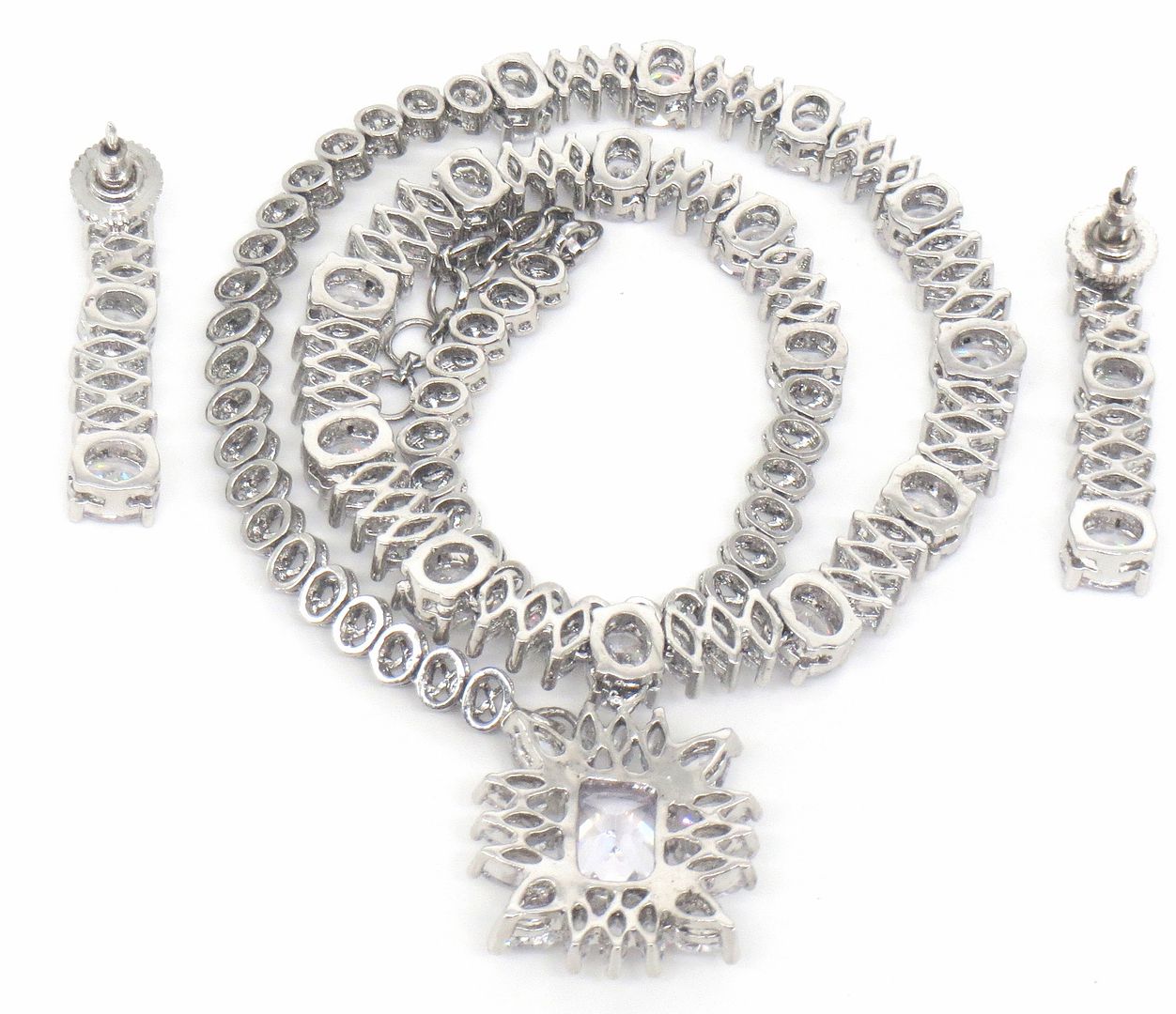 Jewelshingar Jewellery Silver Plated Necklaces For Women ( 56840NAD )