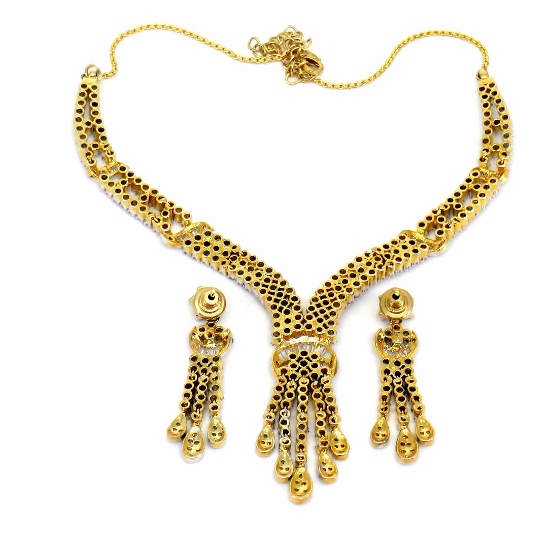 Jewelshingar Jewellery Gold Plated Necklaces For Women ( 56855NAD )