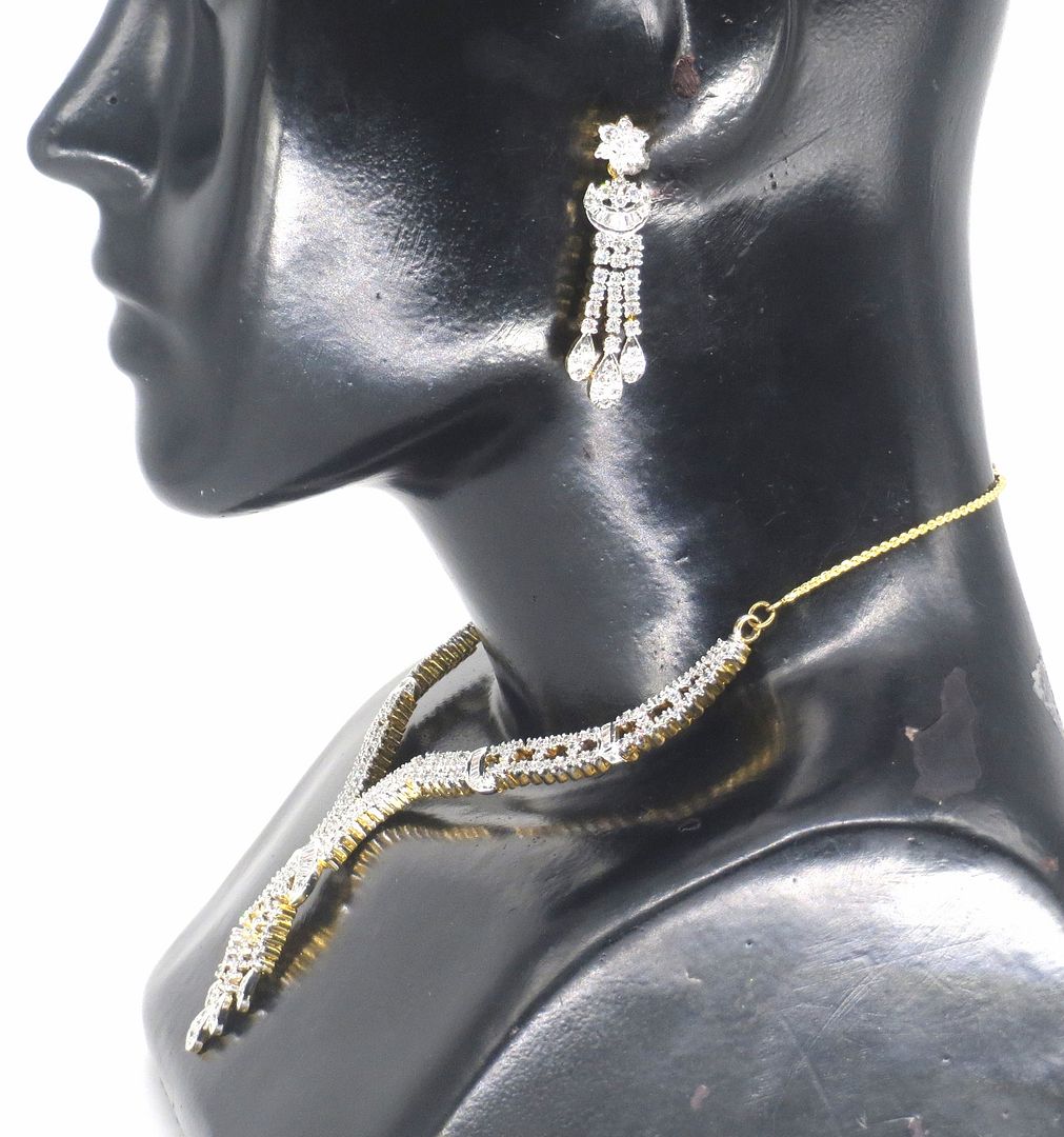 Jewelshingar Jewellery Gold Plated Necklaces For Women ( 56855NAD )