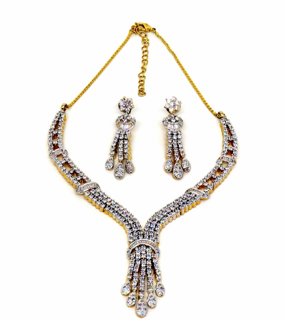 Jewelshingar Jewellery Gold Plated Necklaces For Women ( 56855NAD )