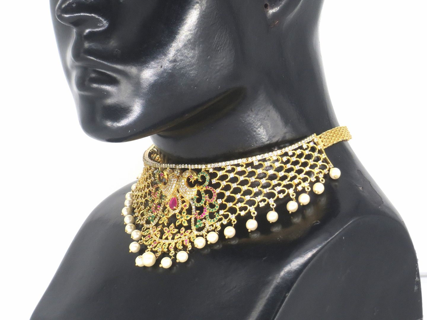 Jewelshingar Jewellery Gold Plated Necklaces For Women ( 57006NAD )