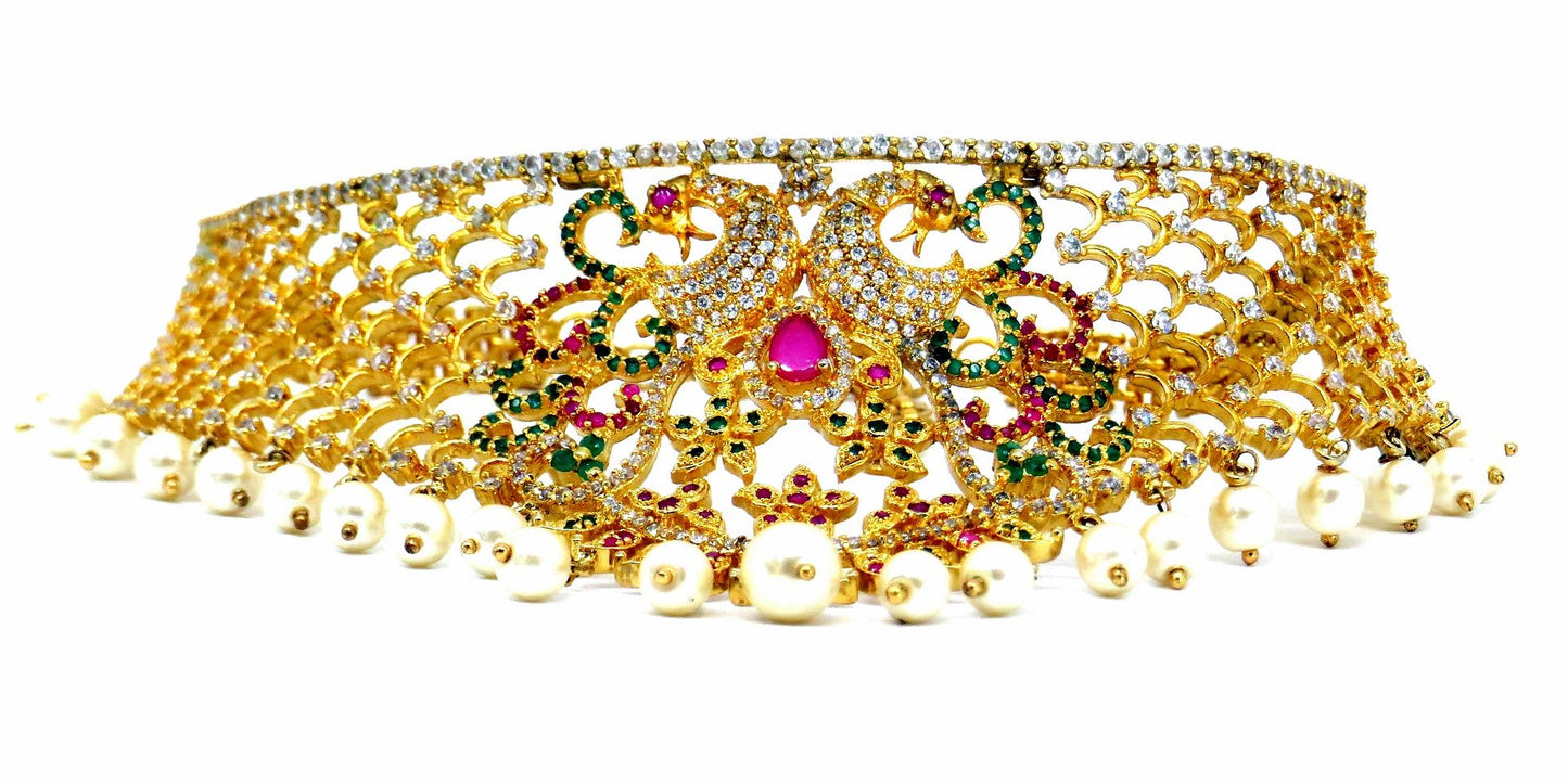 Jewelshingar Jewellery Gold Plated Necklaces For Women ( 57006NAD )