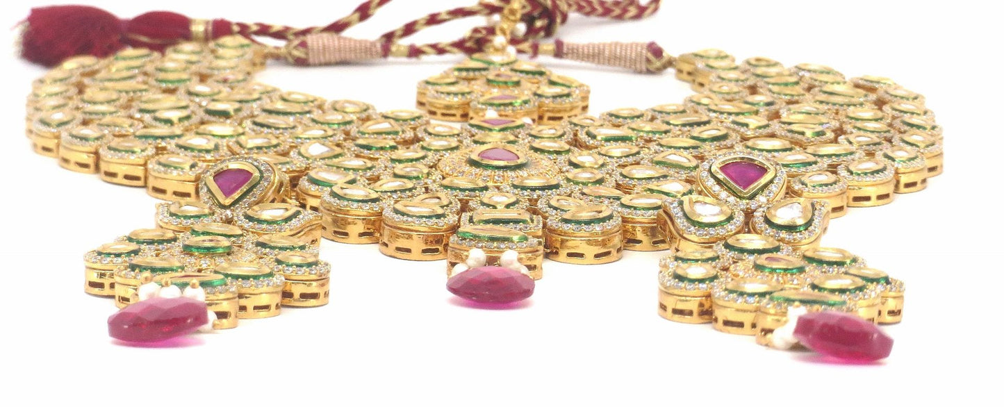 Jewelshingar Jewellery Gold Plated Necklaces For Women ( 57028ACS )