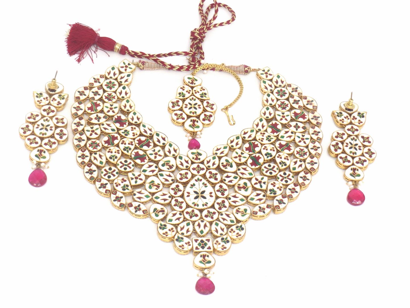 Jewelshingar Jewellery Gold Plated Necklaces For Women ( 57028ACS )