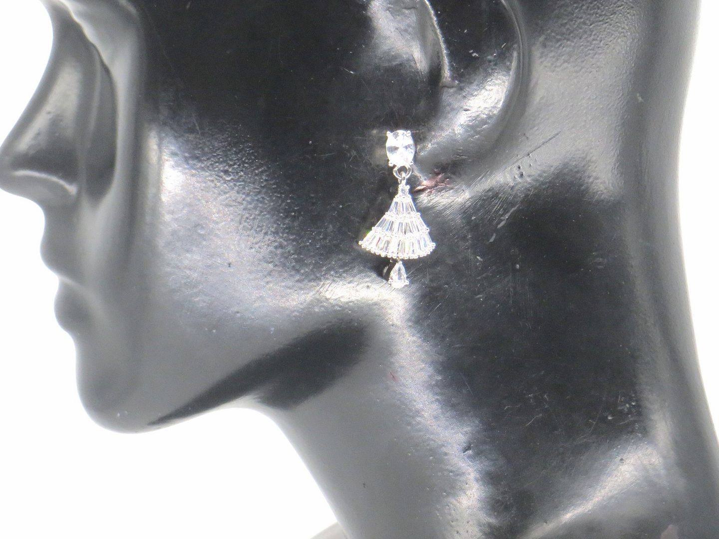 Jewelshingar Jewellery Silver Plated Silver Colour Earrings For Women ( 57069EAD )