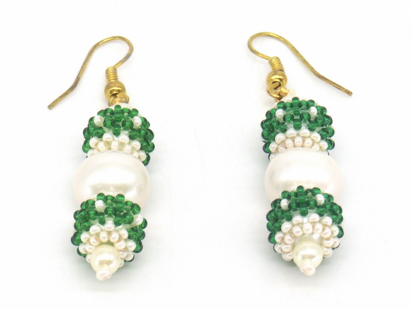 Jewelshingar Jewellery Gold Plated Green Colour Earrings For Women ( 57178PEL )