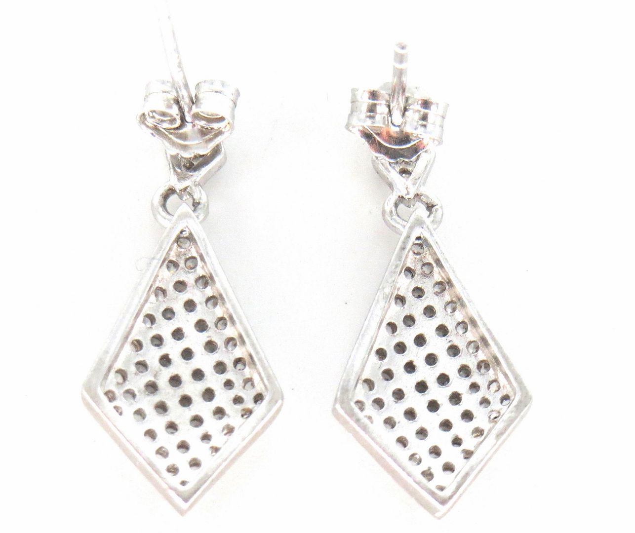 Jewelshingar Jewellery 925 Sterling Silver Plated Silver Colour Earrings For Women ( 57635SSE )