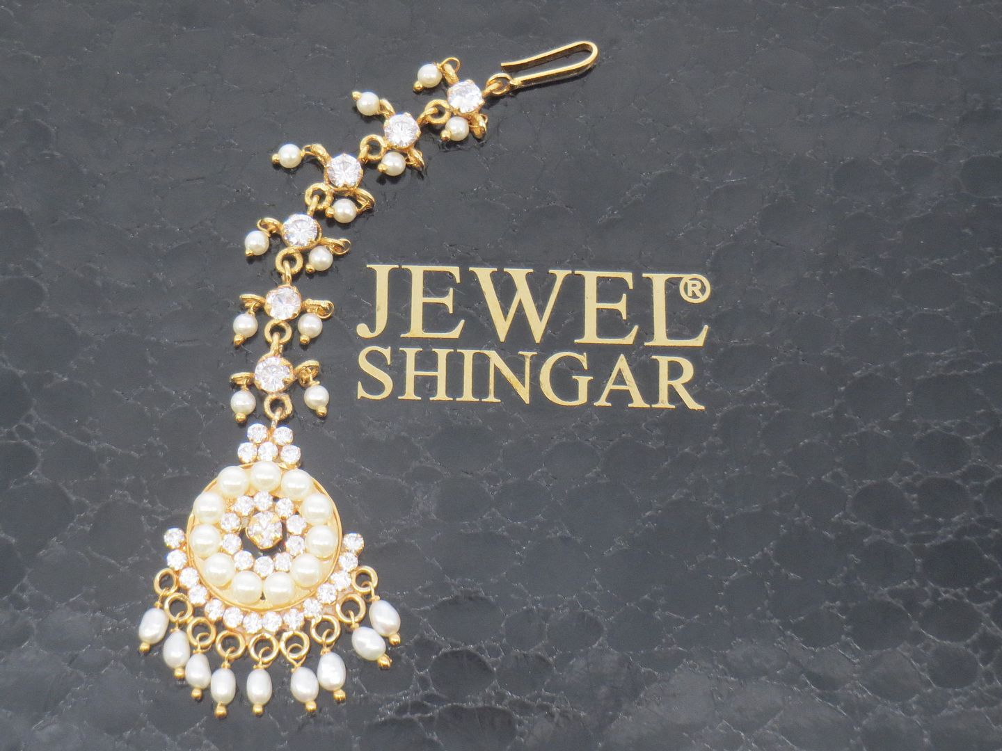 Jewelshingar Jewellery Gold Plated Diamond Maangtikka For Women ( 58284MTD )