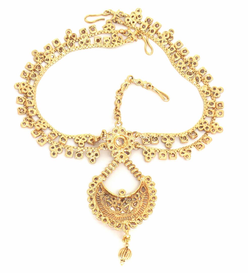 Jewelshingar Jewellery Gold Plated Polki Matha Patti For Women ( 58414MPP )