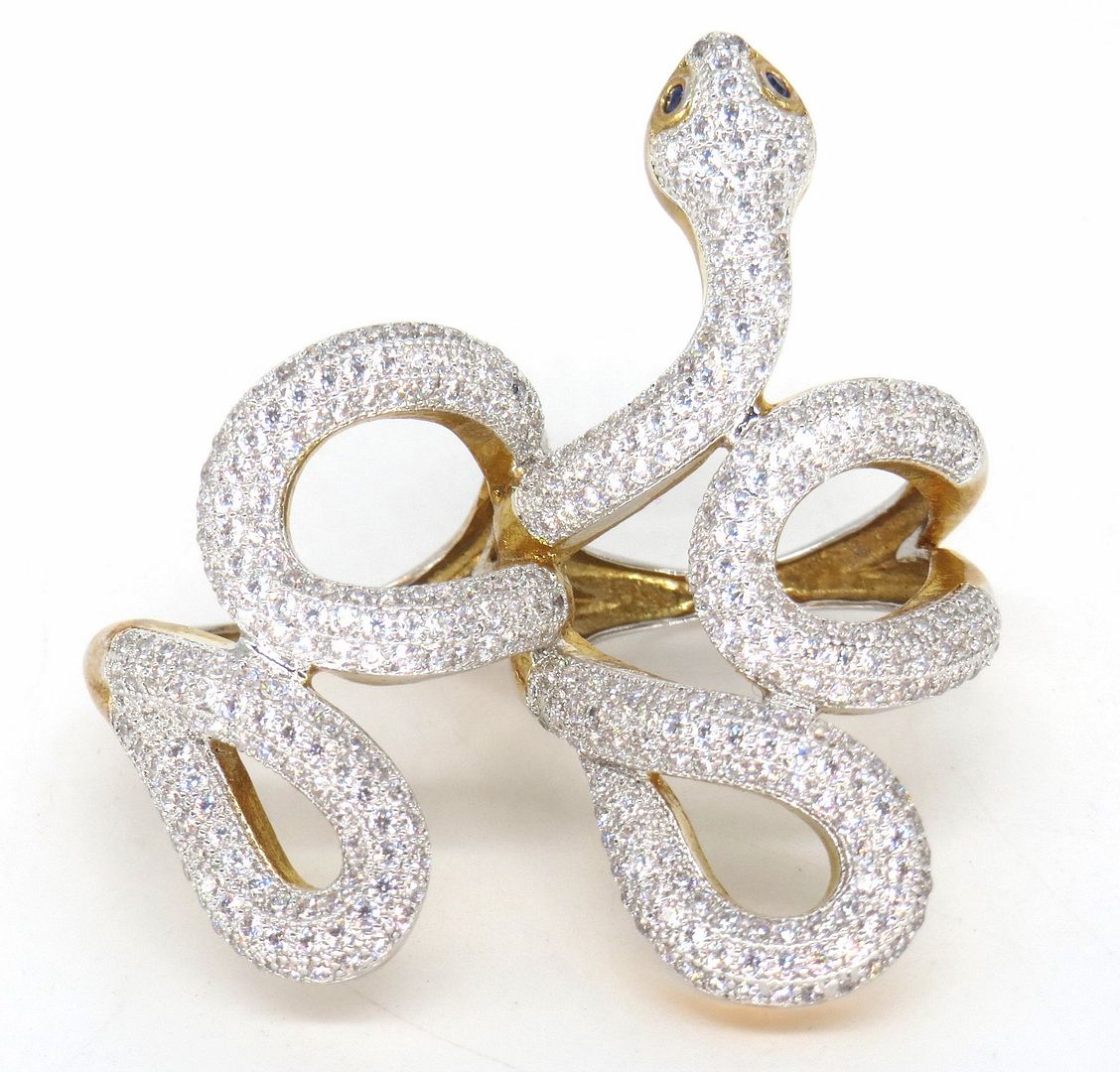 Jewelshingar Jewellery American Diamond Clear Colour Size 11 Gold Plated Ring For Girls ( 59350RIN )