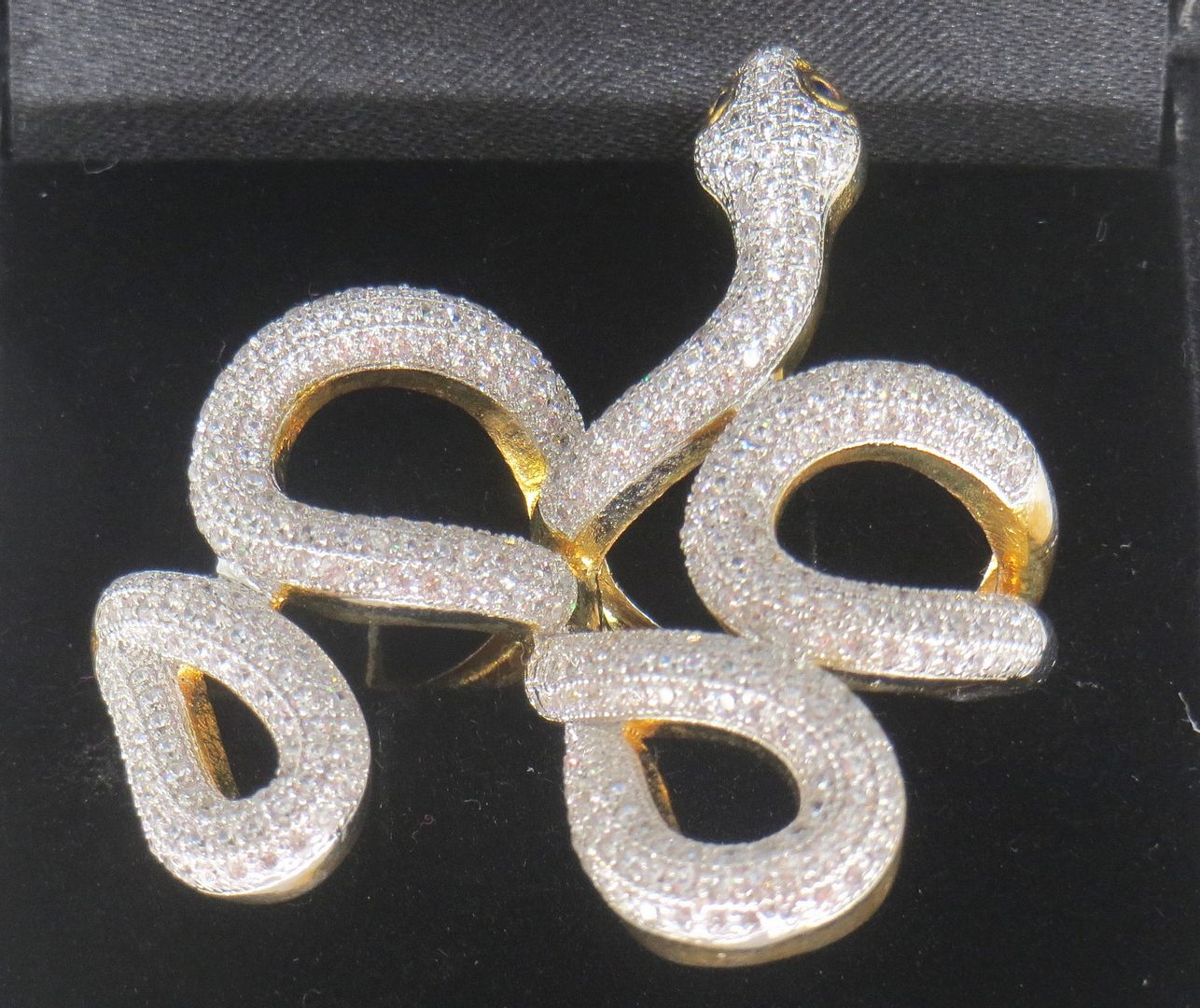 Jewelshingar Jewellery American Diamond Clear Colour Size 11 Gold Plated Ring For Girls ( 59350RIN )